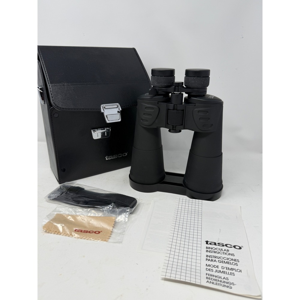 Tasco 12-60x70 Zoom Binoculars 124RB-1 Rubicon Lenses Japan w Box Case 1995